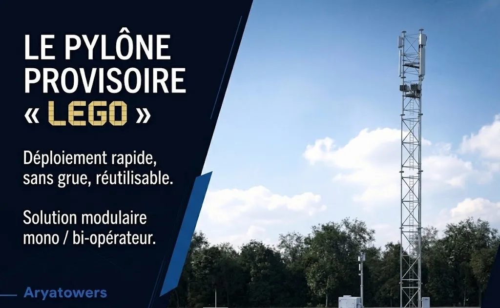 Pylône provisoire « LEGO »